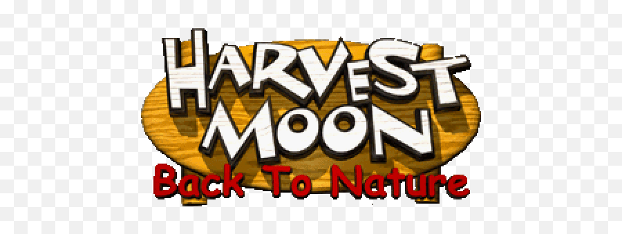 Logo For Harvest Moon Back To Nature By Lotus Assassin - Harvest Moon Back To Nature Png Emoji,Nature Logo