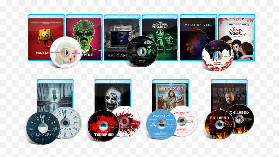 Dread Central Presents 7 - Pack Bluray Set Epic Pictures Emoji,Blu Ray Logo