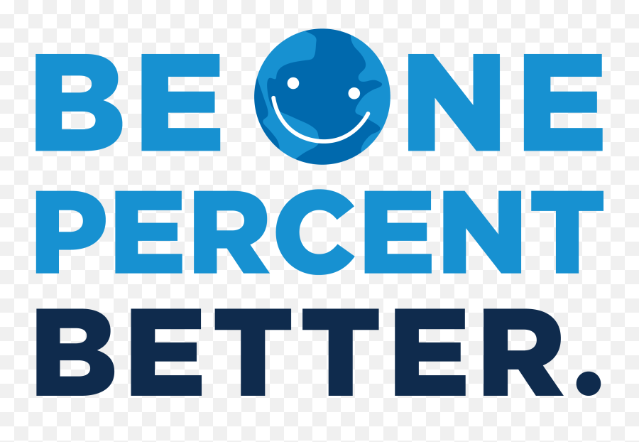 Campaign Network Assets - 1 For The Planet One Percent Better Emoji,In And Out Logo