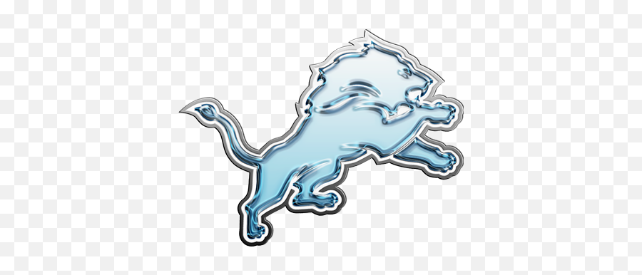 Detroit Lions 3d Logo Png Image With No - Detroit Lions Logo 3d Emoji,Detroit Lions Logo