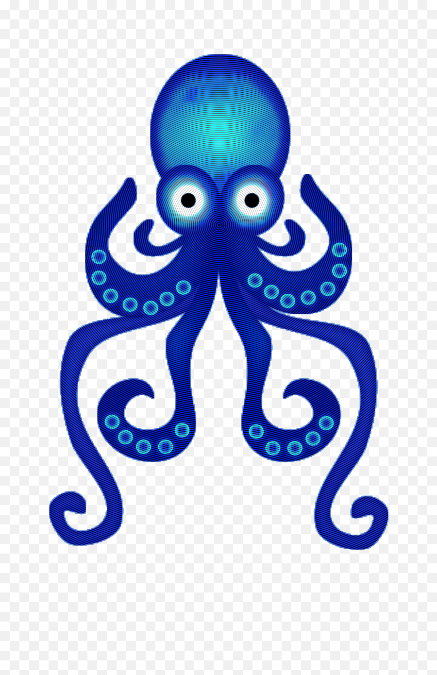 Blue Octopus Png - Clip Art Library Blue Octopus Png Clipart Emoji,Octopus Png