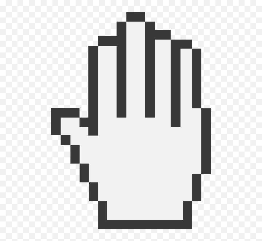 Pixel Hand Graphic - Icons Free Graphics U0026 Vectors Picmonkey Cursor Svg Emoji,Pixel Png