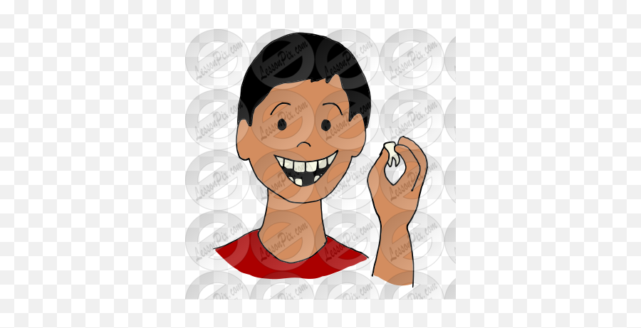 Tooth Out Picture For Classroom - Happy Emoji,Tooth Clipart
