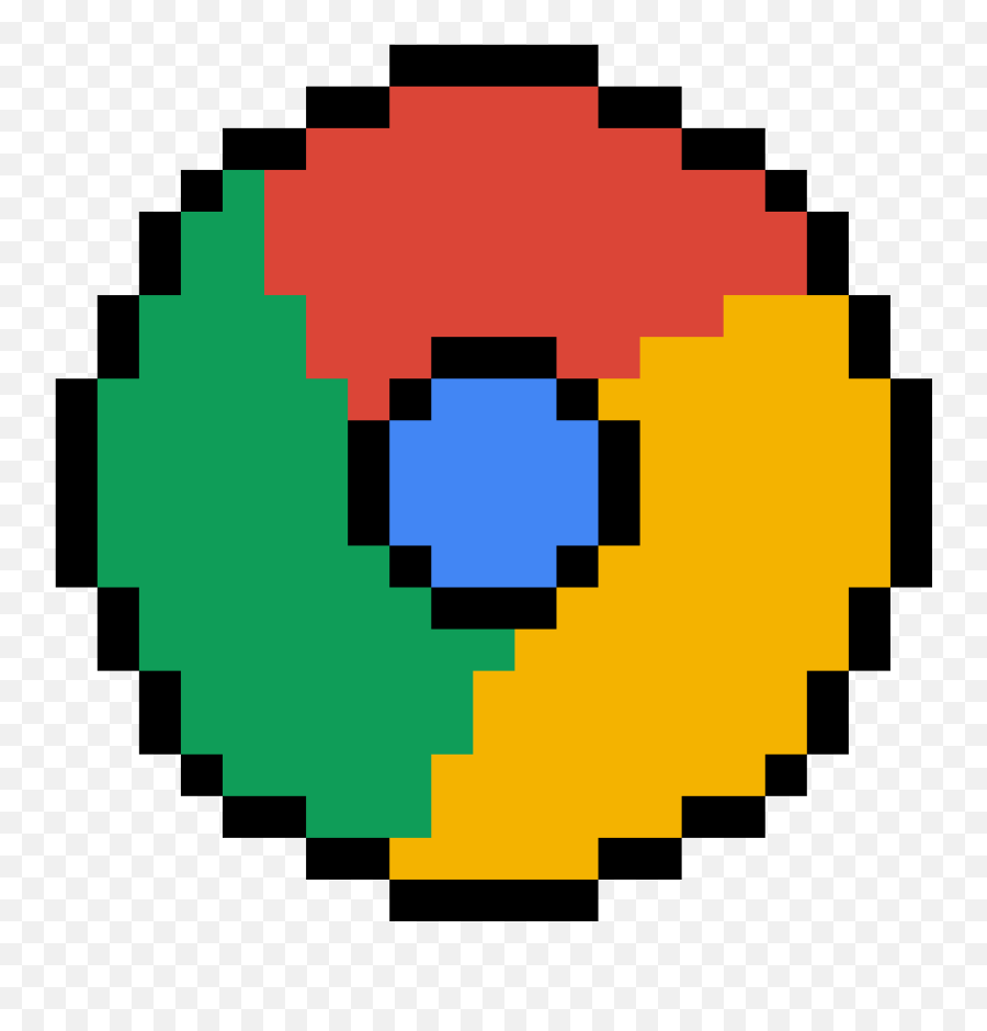 Pixilart - Google Chrome Logo By Insanityplays Paladin Soul Knight Emoji,Google Chrome Logo