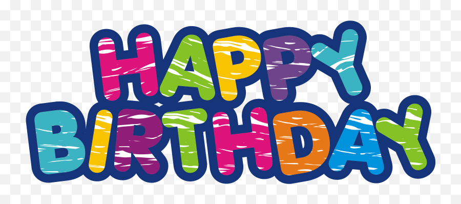 Clipart Beach Happy Birthday Clipart - Text Happy Birthday Png Emoji,Birthday Clipart