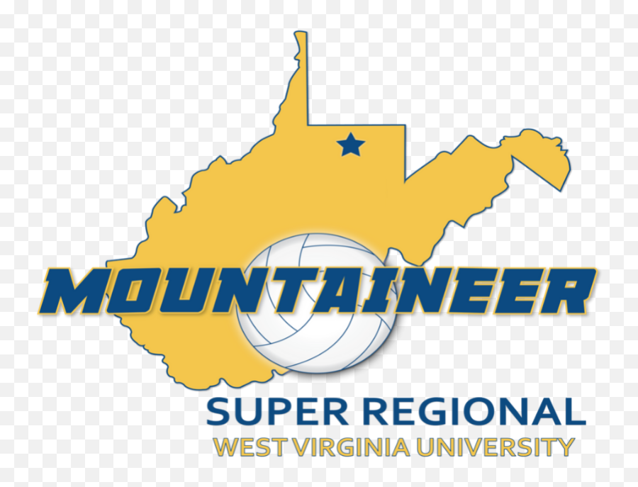 Mountaineer Super Regional - Language Emoji,West Virginia University Logo