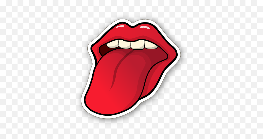 Lips Vector - Clipart Best Tongue Body Parts Clipart Emoji,Red Lips Clipart