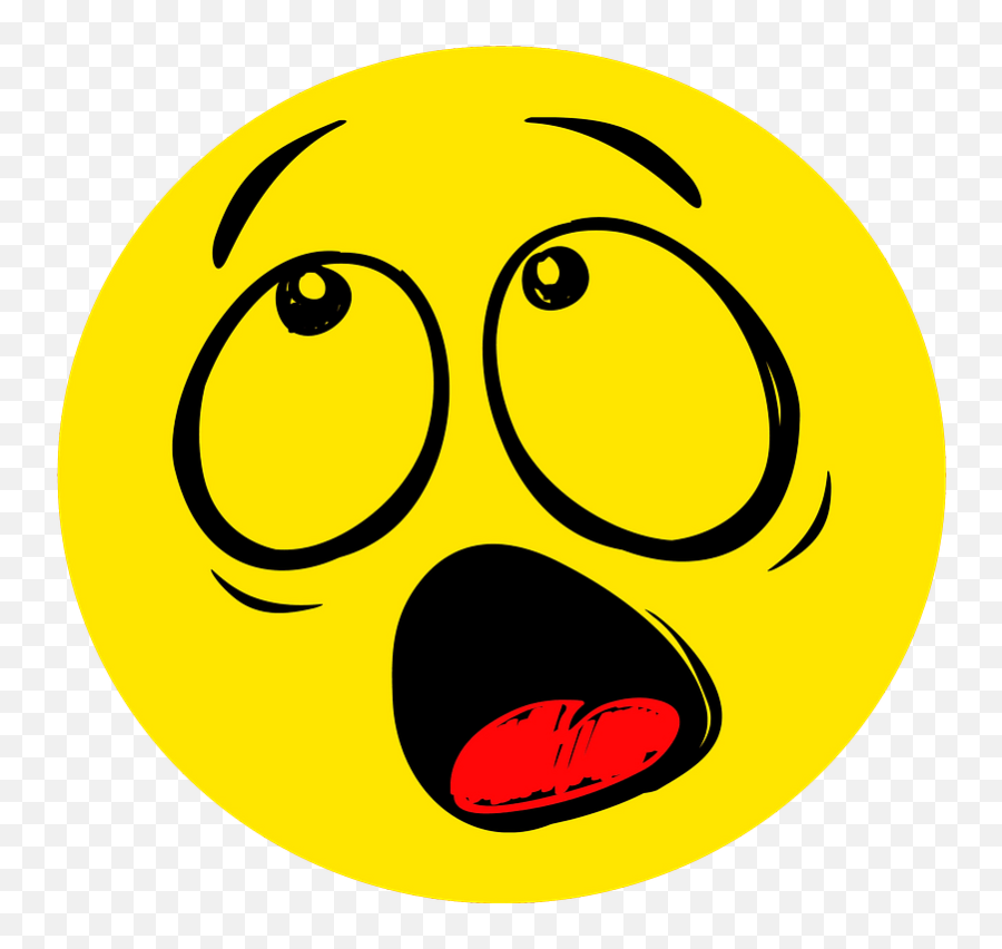 Horrified Smiley Clipart Free Download Transparent Png - Asus Zenfone Max Pro M1 Ampere Emoji,Smiley Clipart