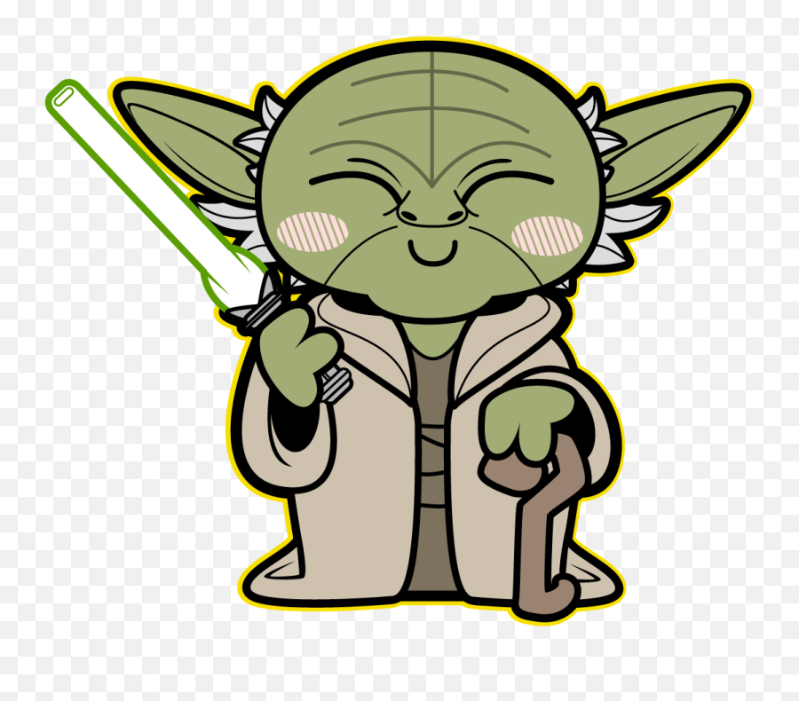 Yoda Tiefighters Star Wars Gifts Star Wars Drawings - Yoda Star Wars Caricatura Emoji,Star Wars Clipart