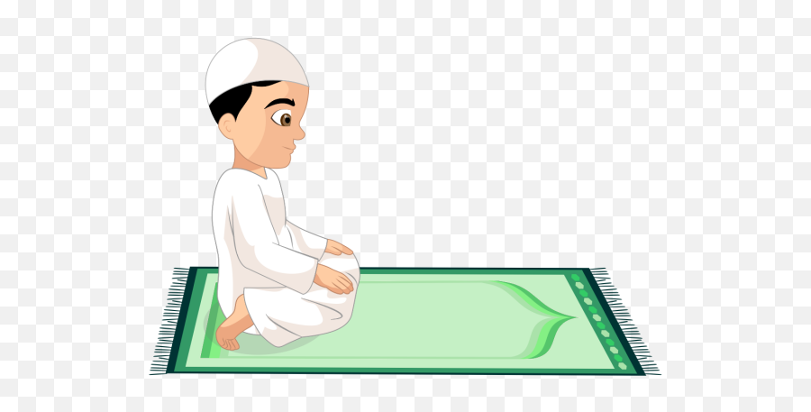 Prayer Vector Islamic - Vector Muslim Prayer Emoji,Prayer Clipart
