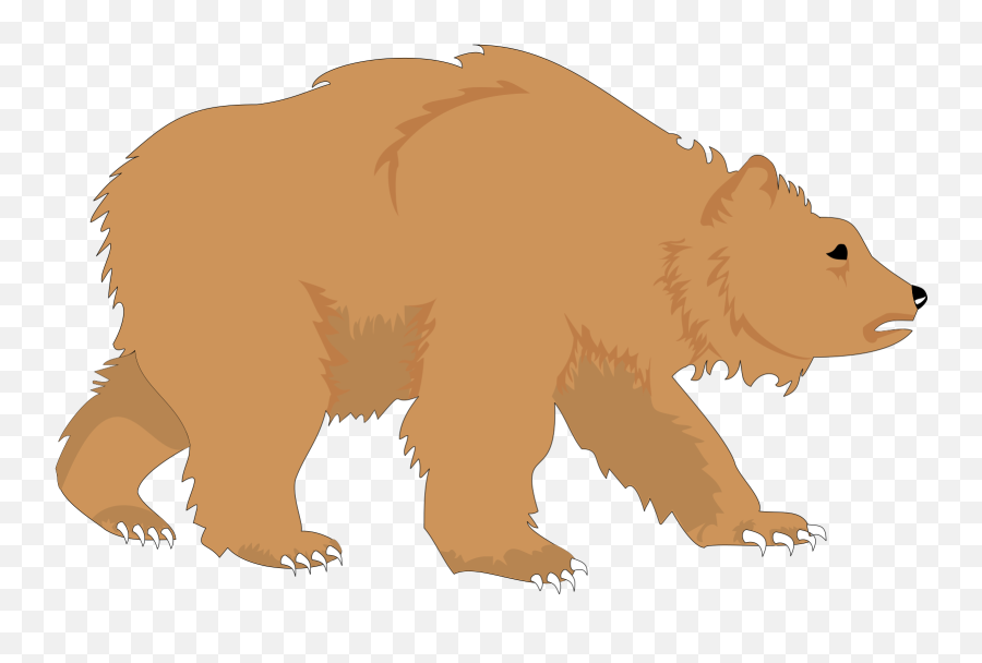 Fluffy Brown Bear Svg Vector Fluffy Brown Bear Clip Art - Wild Bear Mountain Ecology Center Emoji,Brown Bear Clipart