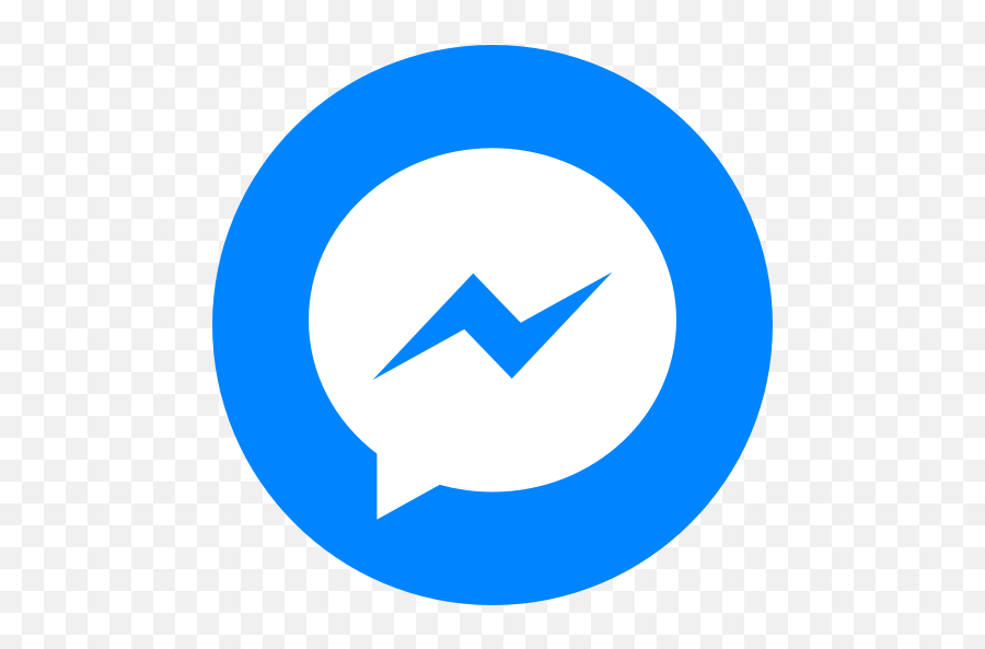 Circle Facebook Logo Media Messenger Share Social Icon - Facebook Messenger Circle Logo Emoji,Facebook Logo