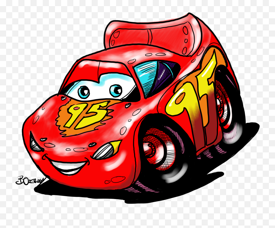 Download Lightning Mcqueen - Drawing Lightning Mcqueen Cartoon Emoji,Lightning Mcqueen Png