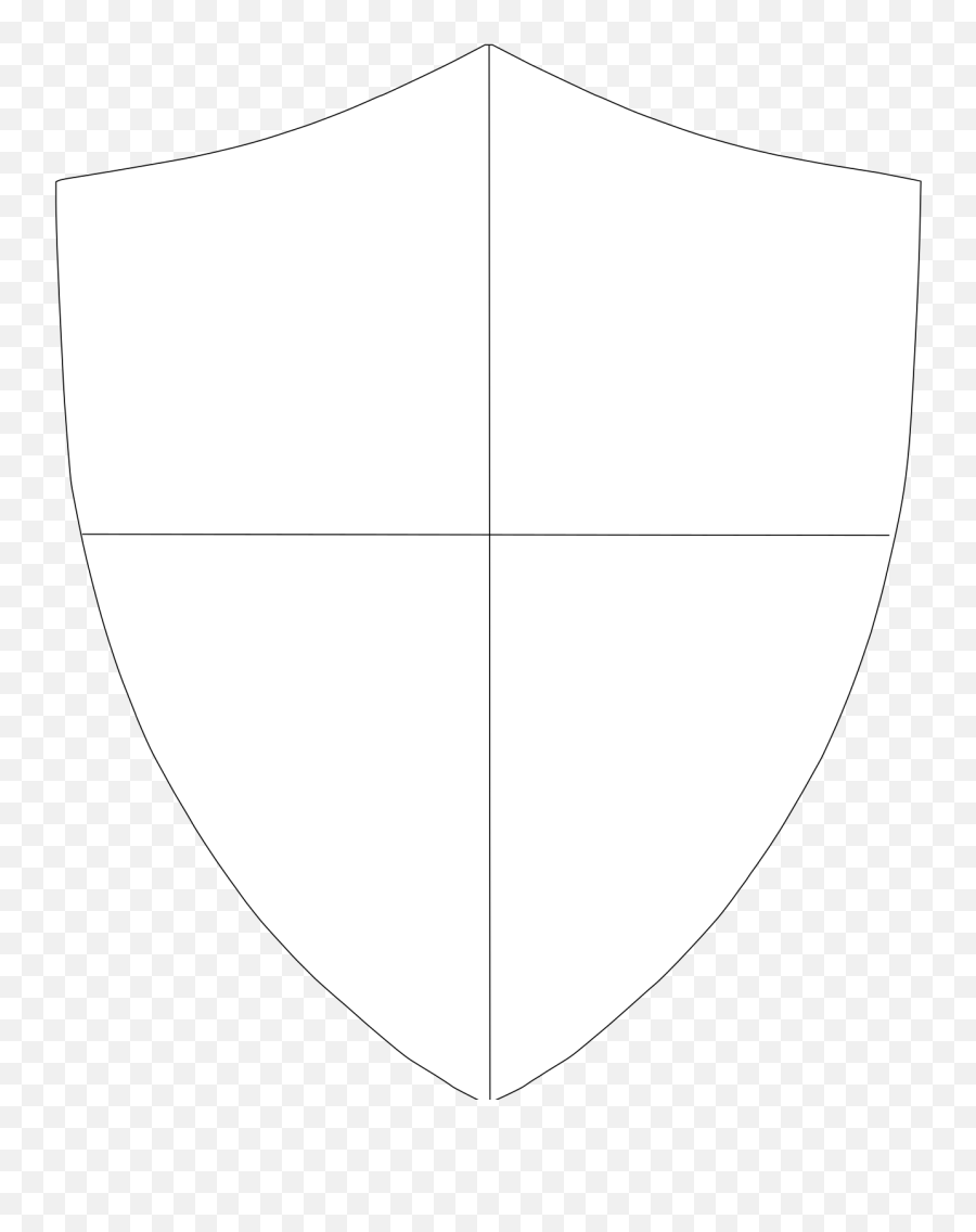 Blank Shield Outline - Clipart Best Vertical Emoji,Shield Clipart Black And White
