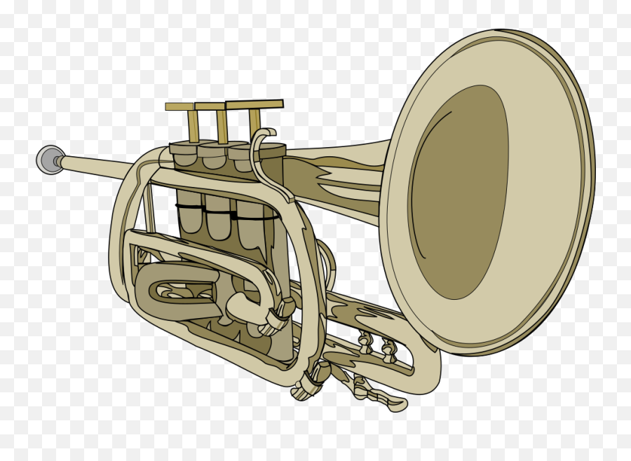 Download Hd Horns Clipart Trumpet Horn - Trumpet Clipaet Emoji,Trumpet Clipart