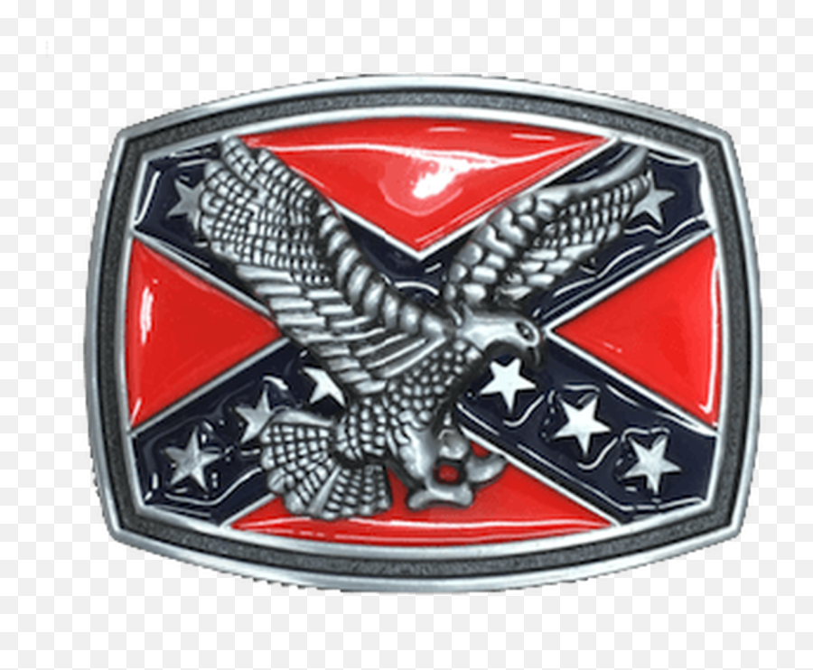 Confederate Flag With Eagle Belt Buckle Emoji,H Logo Belt