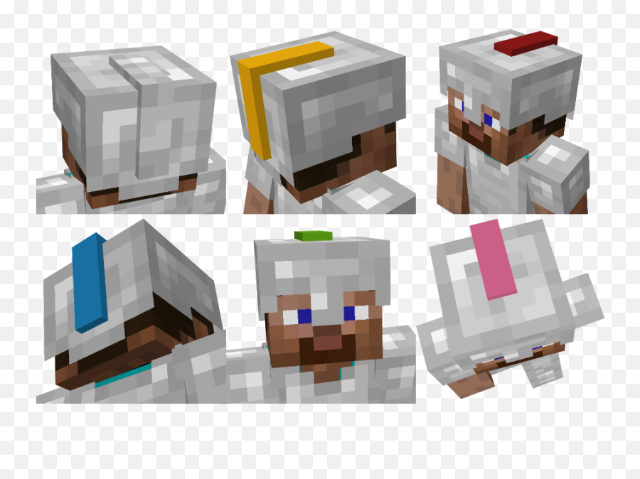 Iron Helmets Have A Plume You Can Dye Rminecraftsuggestions Emoji,Minecraft Helmet Png
