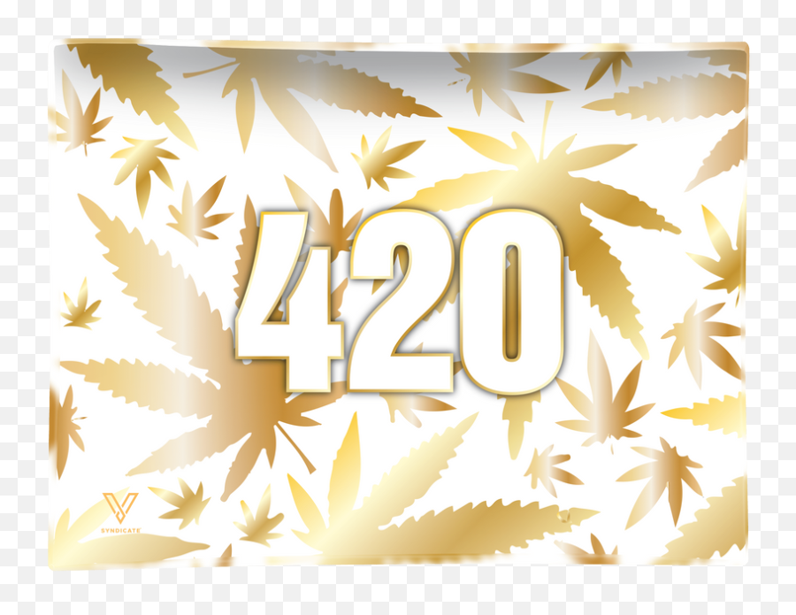 420 Gold Glass Tray Emoji,25th Anniversary Clipart