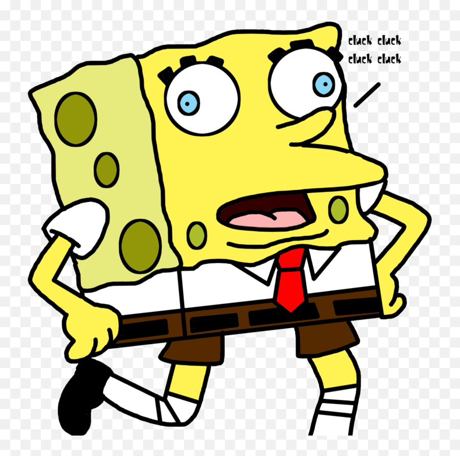 Download Clipart Free Download Acting Like A Chicken - Meme Spongebob Coloring Pages Emoji,Spongebob Clipart