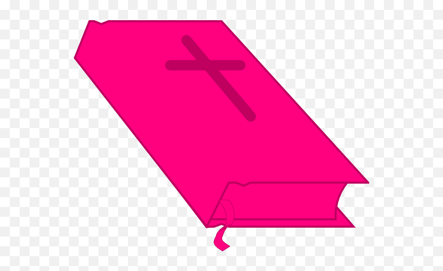 Pink Bible Clip Art - Pink Bible Clipart Emoji,Bible Clipart