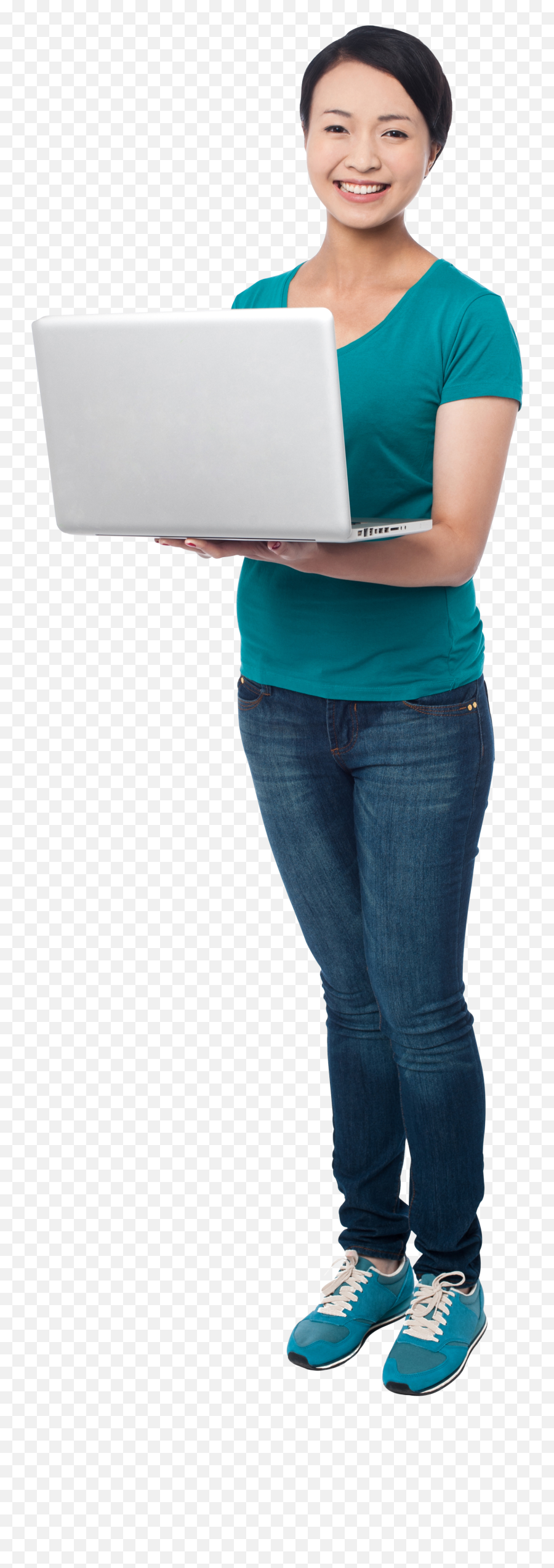 Girl With Laptop Png Image - Girl With Laptop Png Emoji,Laptop Png