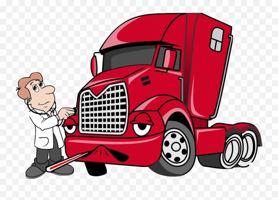 Truck Mechanic Cartoon Transparent Png - Truck Mechanic Clipart Emoji,Mechanic Clipart