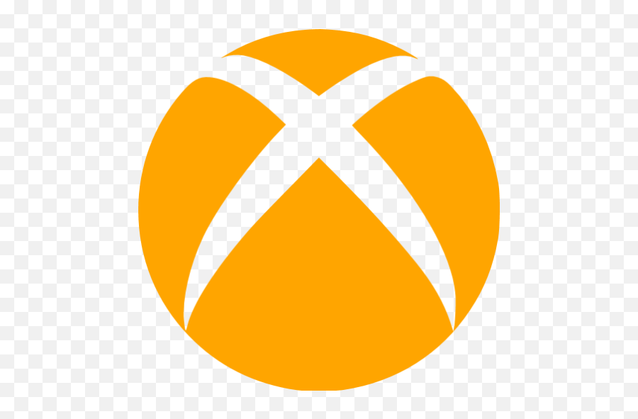 Red Xbox Logo Png - Orange Xbox Logo Png Emoji,Xbox Logo