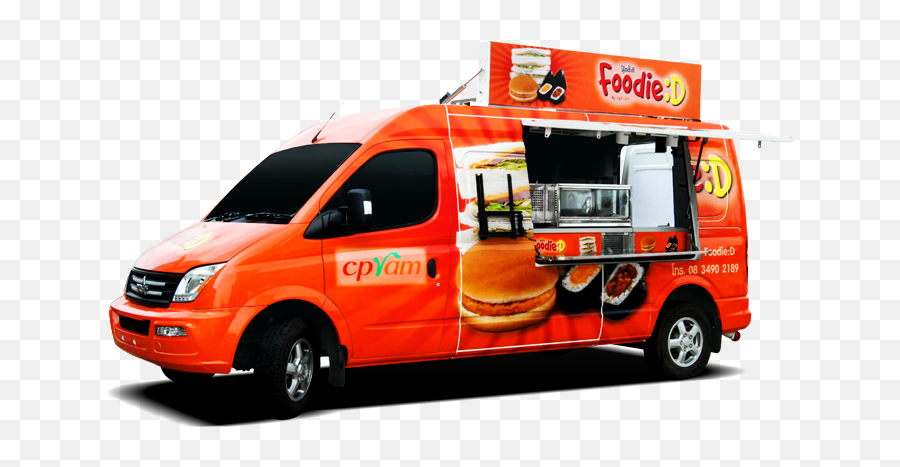 Food Van For Sale Carryboy - Custom Food Van Emoji,Cpram Logo