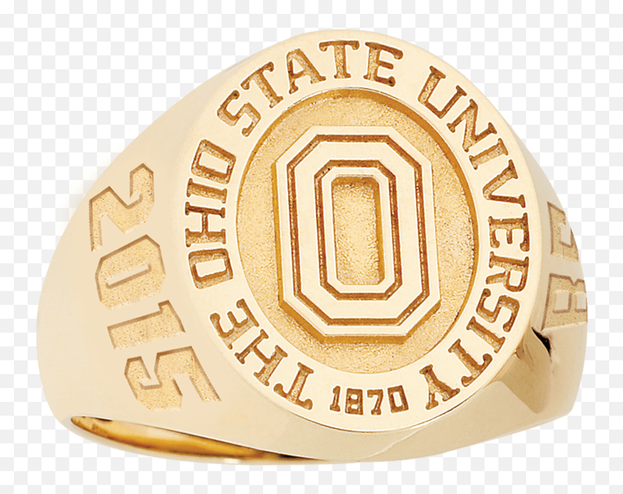 Rings College Jewelry Ohio State Buckeyes Signet Style Ring Men - Solid Emoji,Buckeyes Logo