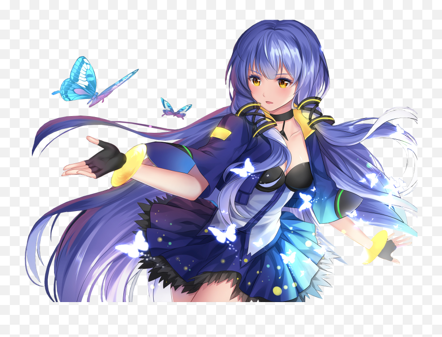 Anime Girl Png - Stardust Vocaloid Png Emoji,Anime Girl Png