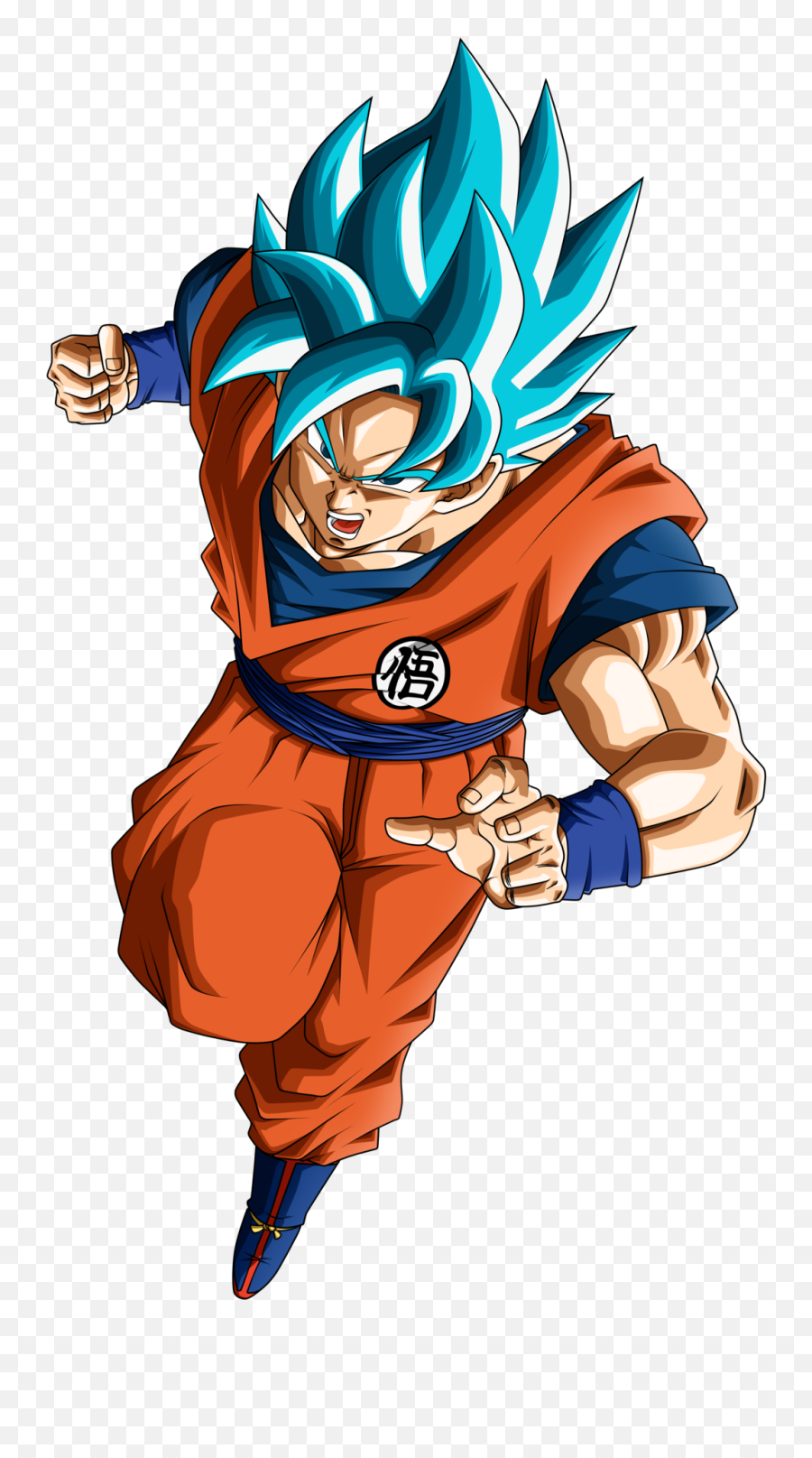 Son Goku Super Saiyajin Blue - Songoku Super Saiyan Blue Emoji,Kid Goku Png