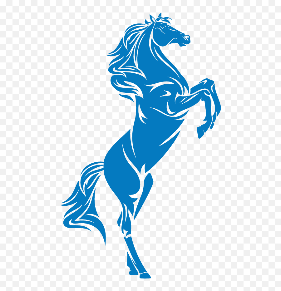 Merrill Road Elementary - Standing Horse Logo Transparent Logo Black Horse Png Emoji,Horse Logo