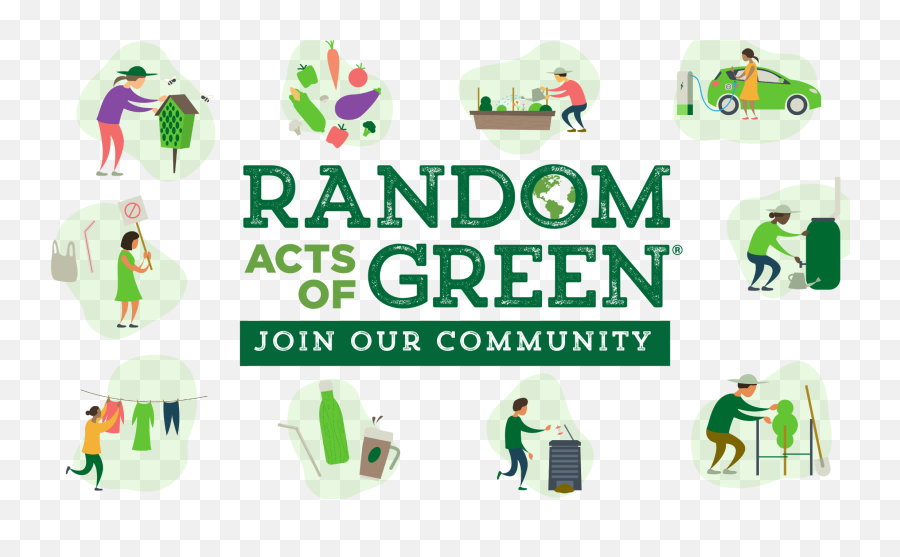 Random Acts Of Green - Sharing Emoji,Randoms Logo