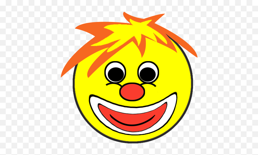 Smiley Face Clipart - Happy Emoji,Clown Face Png