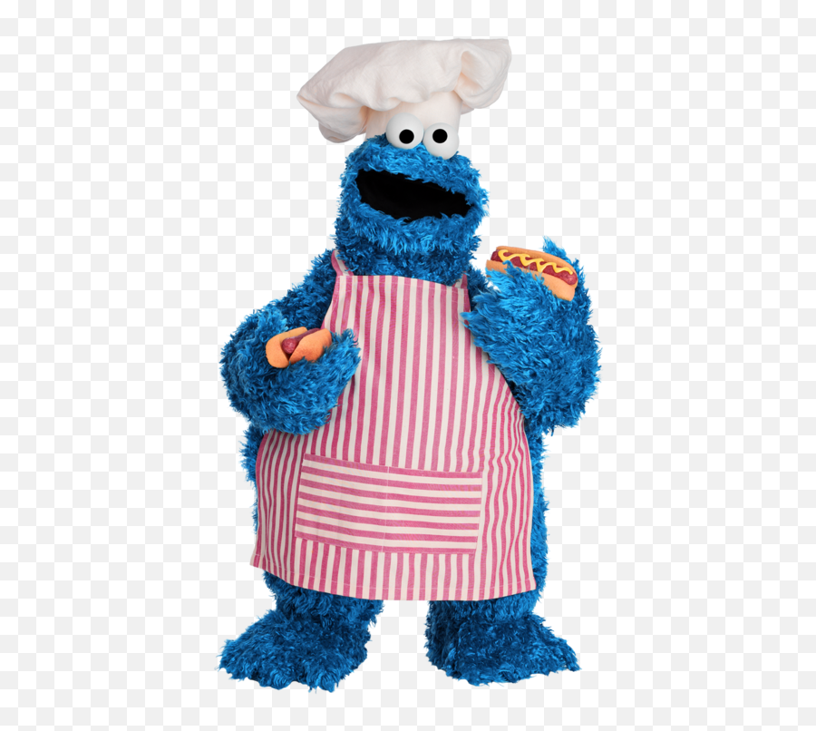 Grilling With Cookie Monster Really - Cookie Monster Bbq Emoji,Cookie Monster Transparent