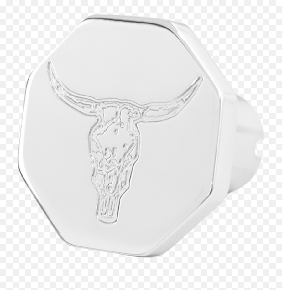 Octagon Bull Logo Button - Solid Emoji,Bull Logo