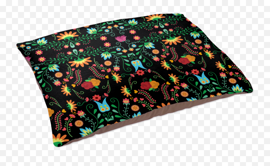 Mexican Flowers Pet Bed - Decorative Emoji,Mexican Flowers Png