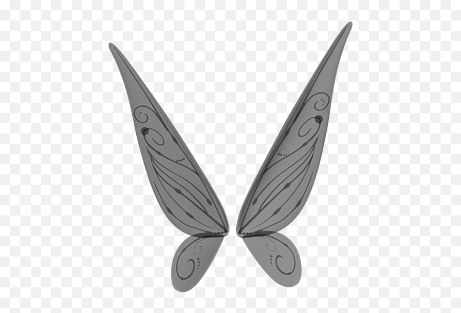 Fairy Wings Outline Png Silhouette Pngimagespics - Black Fairy Wings Png Emoji,Fairy Wings Clipart