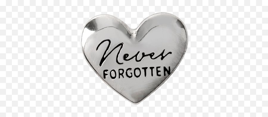 Silver Heart Charm - Origami Owl Never Forgotten Charm Emoji,Origamiowl Logo
