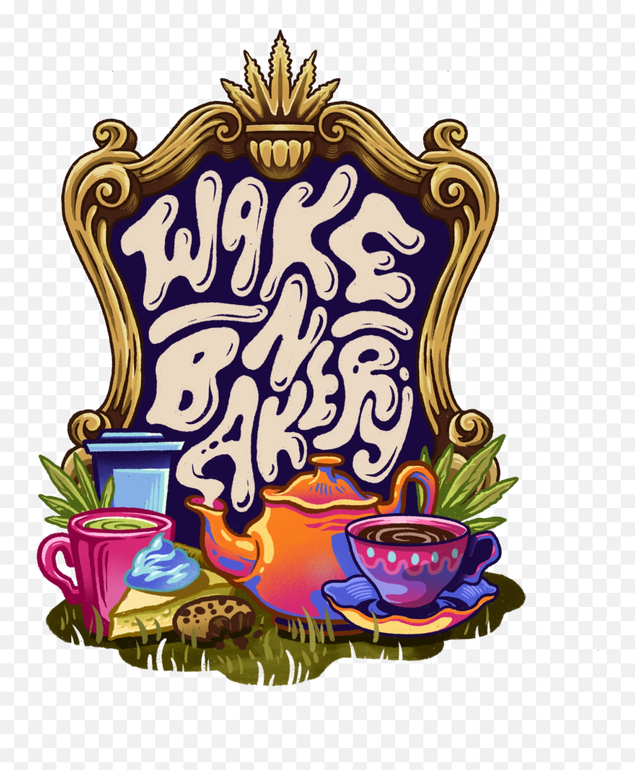 Wake - Nbakery Thc Coffee And Bakery Coffee Shops Emoji,Bakery Logo Ideas
