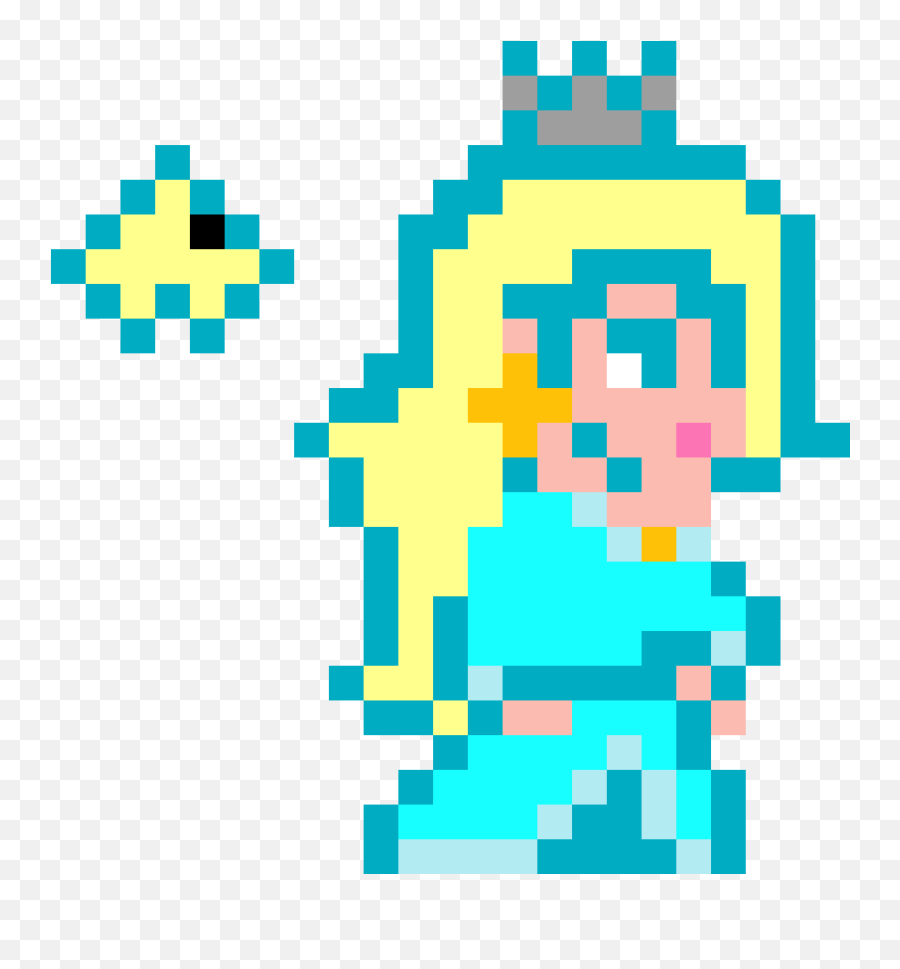 Pixilart - Princess Rosalina U0026amp Luma Super Mario Bros 2 Emoji,Super Mario Bros 2 Logo