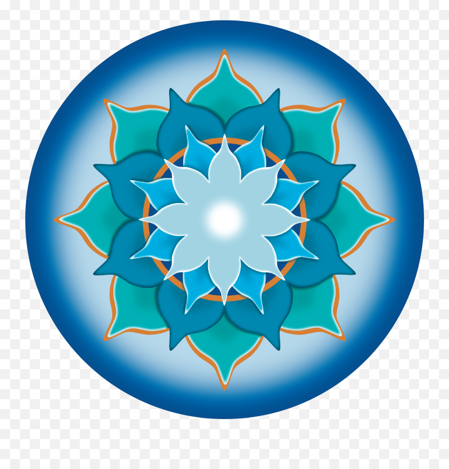 Blue Lotus Chai Mandala - Blue Lotus Chai Logo Clipart Emoji,Mandala Logo