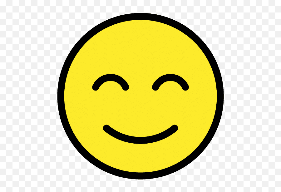 Smiling Face With Smiling Eyes Emoji Clipart Free Download - Emoji Pic Smiling With Eyes,Smiley Face Clipart