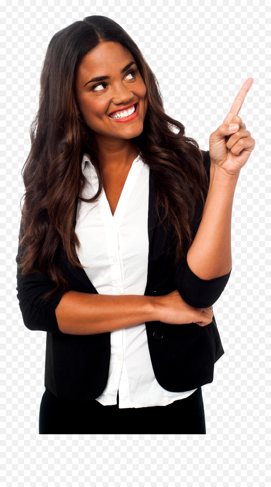 Download Women Pointing Right Png Image - Black Girl Pointing Png Emoji,Woman Png