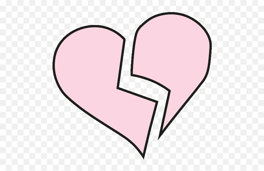 Picture - Girly Emoji,Broken Heart Clipart