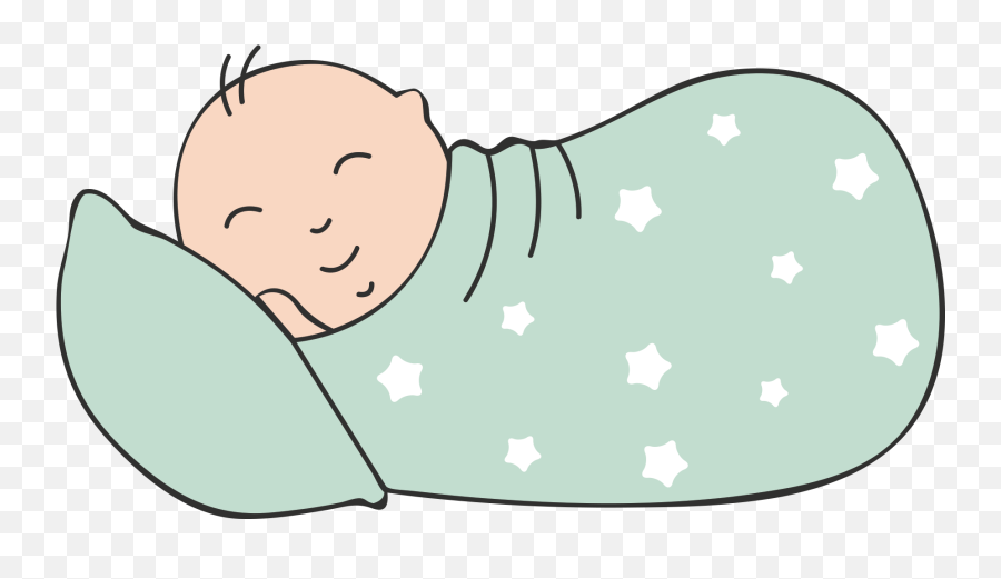 Download Sleeping Baby Vector - Cartoon Png Image With No Emoji,Cartoon Baby Png