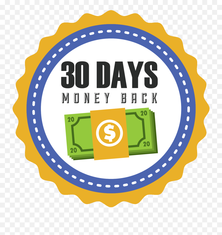 30 - Day 100 Money Back Guarantee Vector Graphics Full Emoji,30 Day Money Back Guarantee Png