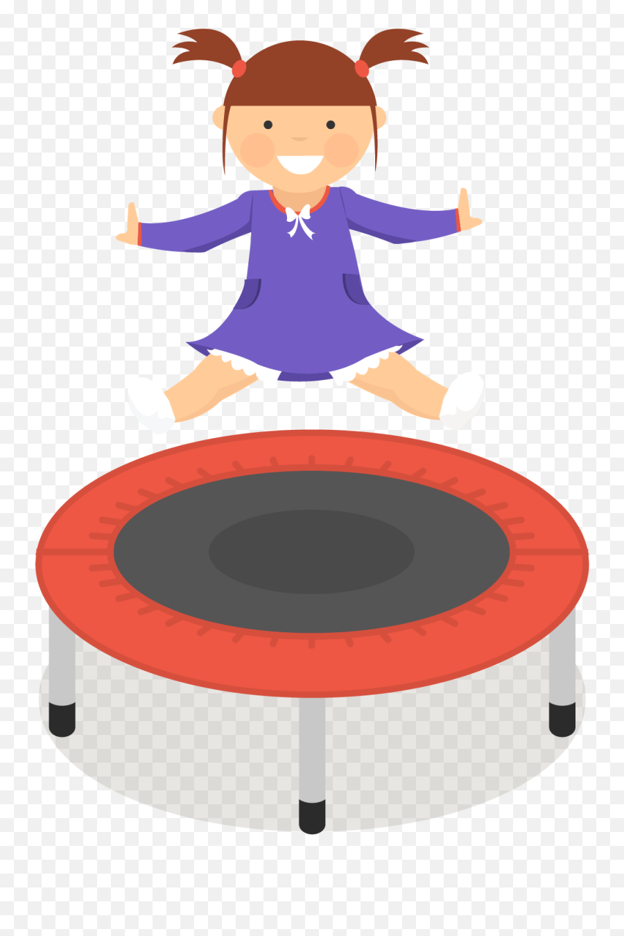 Trampoline Jumping Aerogym Clip Art - Trampoline Jumping Clipart Png Emoji,Trampoline Clipart