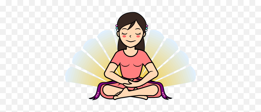Discipline In Life Clipart - Gehri Sans Ka Vyayam Emoji,Meditation Clipart