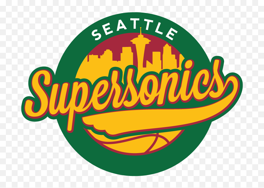 23087 - Seattle Supersonics Emoji,Seattle Supersonics Logo